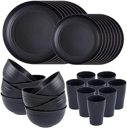 Supernal Wheat Straw Dinnerware Sets